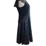 Paige Black Dress Blue Sequin Formal USA Southeastern Performance Apparel SZ 10 LBD Photo 9