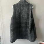 Altar'd State Altar’d State Black Sherpa Open Front Vest Size Large Photo 3