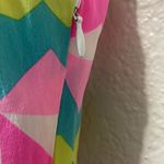 Britt Ryan Parade Silk Shift Dress Size XS Bright Abstract Photo 3