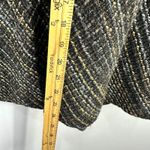 H&M  Pencil Skirt 8 Black Boucle Ruffle Tweed Old Money Office Chic Dark Academia Photo 5