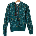 Fox Girls revolution skull zip hoodie peacock teal size M medium NWT Blue Photo 0