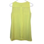 Nautica Womens Sleeveless Top Button Up Yellow Size S Lightweight Vacation Photo 2