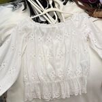 H&M  Eyelet Blouse Photo 2