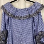 Alexis Miquela Blue Gingham Plaid Mini Dress Sz.XS Photo 11
