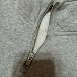 Brandy Melville Missy Quarter Zip Sweatshirt Grey Photo 4