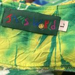 Jams World Yellow Green Daisy Print Rayon Maxi Dress L Photo 3