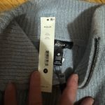 AQUA Cable Knit Half Zip Sweater in Blue Fog, Size M, New with Tag MSRP $88 Photo 10