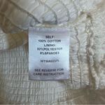 Lost + Wander White Coconut Vine Babydoll Smocked Top Photo 9