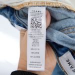 frame denim FRAME Le Original High Rise Cropped Straight Leg Jeans Bluejay Rips Women's 29 Photo 7