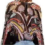 Free People  Beneath The Sea Chiffon Butterfly Top Photo 2