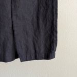 Reformation black linen pull on pants Photo 2