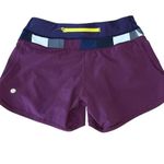 Shorts Womens Lululemon Groovy Run Shorts in Plum Lined Size 4 Photo 3