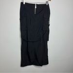 The Ragged Priest  aura parachute midi skirt black nylon women’s size 8 brand new Photo 6