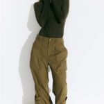 H&M Cotton Cargo Trousers Photo 3