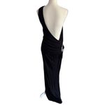 STAUD  Zenith Dress in Black Medium New Womens Midi Jersey Cocktail Photo 9