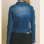 Love Tree Acid Wash Blue Denim Jean Jacket Trucker Small Photo 2