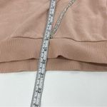 ZARA  Women Sweatshirt beigh Peach with rhinestones Size M Photo 13