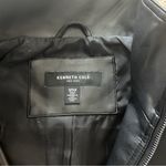 Kenneth Cole NWT  Faux Leather Jacket with Belt Photo 3
