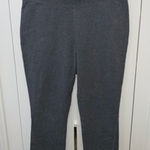 Talbots Women's Charcoal Grey Leggings Size Medium Casual Knit Photo 0