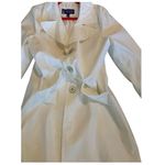 London Fog The Tower Collection  Women's White Lined Coat Photo 3