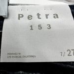 Petra 153 Denver Bells Flared Jeans Distressed Mid Dark Wash Cotton Blue 27 NWT Photo 2