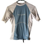 Body Glove  Aura UV Shirt Large Blue White‎ UPF 50 Sun Protection Swim Rash Guard Photo 0