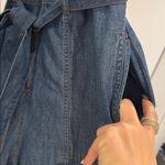 Forever 21  size medium Blue Denim Jumpsuit front zipper side pockets loose fit Photo 7