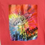 Las Vegas Nevada T Shirt Cotton Size Small Coral Color? Souvenir Shiny New Photo 1
