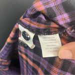 Krazy Kat  Halloween Button Up Shirt Sz XL Plaid Velvet Rhinestone Detail Bats Photo 6