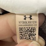 Under Armour Hoodie Women's S Gray Hot Pink Loose Fitted Coldgear Storm Big Logo Photo 6