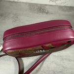 Coach NWT Jamie Camera Bag In Signature Canvas With Pink Bow Print Photo 6