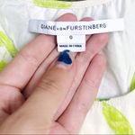 Diane Von Furstenberg  • Cheryl tank green floral silk sleeveless top Garden Lime Photo 6