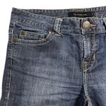 Calvin Klein Jeans Womens Denim Blue Jean Bermuda Shorts Dark Wash Rolled Cuffs Size 12 Photo 1