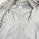 Nordstrom VTG  Brass‎ Plum Dress Trench Coat Size 11 Retro Modest Minimalist Gray Photo 7