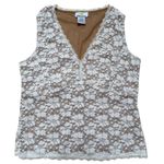 Vintage Y2K Babydoll K. Kirkwood Lace V Neck Tank Cami SZ M Softgirl Work Lined Size M Photo 0