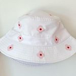 NWOT EltaMD White and Pink Floral Bucket Hat Photo 1