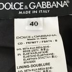 Dolce & Gabbana New  Black Floral Midi Dress Photo 14