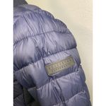 Hollister Size S Womens Navy Blue Full Zip Duck Down Puffer Jacket Ribbed Photo 5