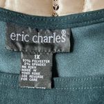 Eric Charles Pinafore Midi Overall Dress in Green Plus Size 1X Photo 7