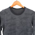 Lululemon Swiftly Breathe Long Sleeve Vented Camo Black / Asphalt Grey 6 Photo 3