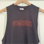 Gymshark  sleeveless athletic tank top gym workout black orange Athleisure active Photo 2