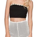 LA Hearts  for PACSUN Black daisy tube top Photo 0