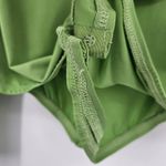 Free People Glamorous Long Sleeve Sweetheart Neck Bodysuit Green Sz M Photo 7