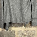 Nike Dri-FIT Women's Gray Open Front Cardigan Thumb Hole Athletic Jacket Photo 7
