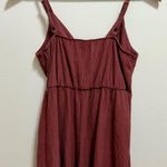 Wild Fable Burgundy twist front cut out romper small Photo 4