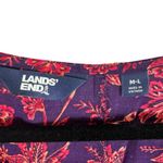 Lands' End NWT Floral Dolman Sleeve Lightweight Short Cover Up Dress Sz M 1 Photo 5