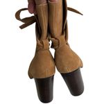 Banana Republic EUC  Leather wheeled Split Shaft Boots Brown Size 8 Photo 4