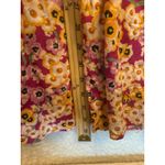 Banjanan Iris Dress XL Monarch Fuchsia Floral Tiered Milkmaid Smocked Maxi Photo 7