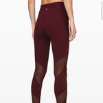 Lululemon Wunder Under High-Rise Tight 28" *Mesh Garnet Photo 1