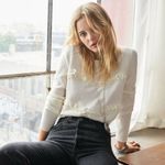 Sézane Andreas Jumper in ecru wool and cashmere XS Photo 3